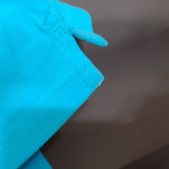 NWOT Old Navy Mens Polo Shirt Aqua Short Sleeve Collared Size XXL READ - Picture 4 of 9